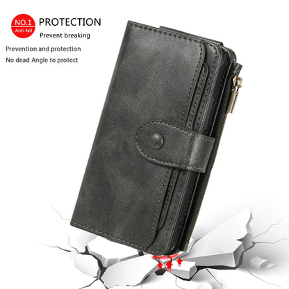 For iPhone 11 Pro Multifunctional Retro Detachable Magnetic Horizontal Flip Leather Case with Card Slots & Holder & Wallet & Photo Frame(Dark Green) - iPhone 11 Pro Max Cases by buy2fix | Online Shopping UK | buy2fix