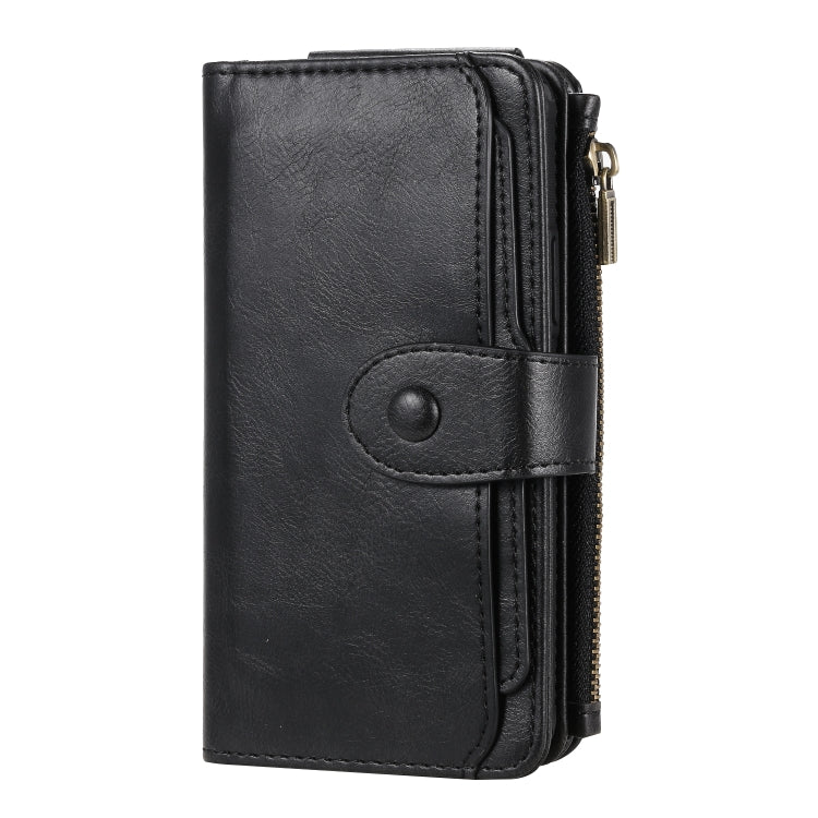 For iPhone 11 Pro Multifunctional Retro Detachable Magnetic Horizontal Flip Leather Case with Card Slots & Holder & Wallet & Photo Frame(Black) - iPhone 11 Pro Max Cases by buy2fix | Online Shopping UK | buy2fix