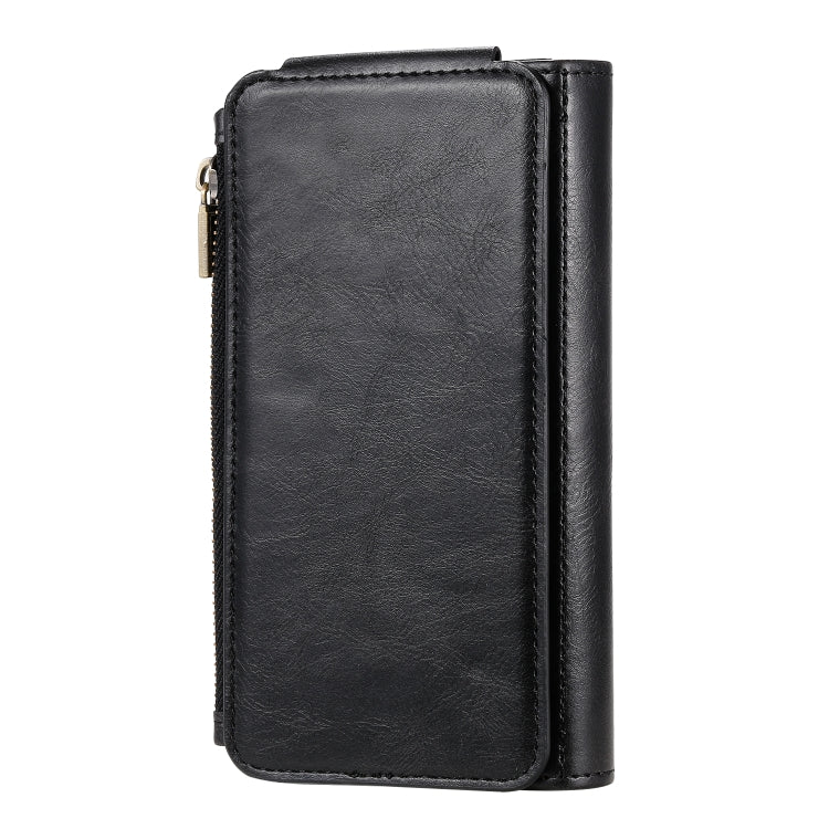 For iPhone 11 Pro Multifunctional Retro Detachable Magnetic Horizontal Flip Leather Case with Card Slots & Holder & Wallet & Photo Frame(Black) - iPhone 11 Pro Max Cases by buy2fix | Online Shopping UK | buy2fix