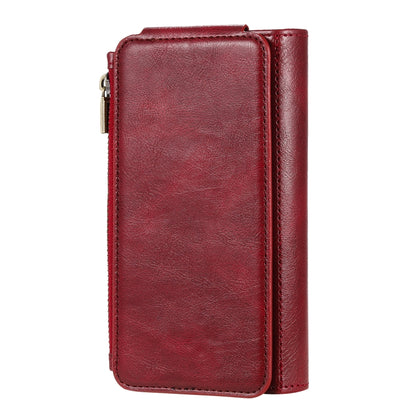 For iPhone 11 Pro Multifunctional Retro Detachable Magnetic Horizontal Flip Leather Case with Card Slots & Holder & Wallet & Photo Frame(Red) - iPhone 11 Pro Max Cases by buy2fix | Online Shopping UK | buy2fix