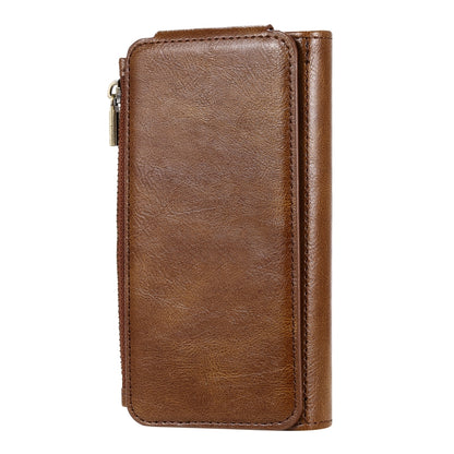 For iPhone 11 Pro Multifunctional Retro Detachable Magnetic Horizontal Flip Leather Case with Card Slots & Holder & Wallet & Photo Frame(Brown) - iPhone 11 Pro Max Cases by buy2fix | Online Shopping UK | buy2fix