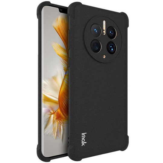 For Huawei Mate 50 Pro imak All-inclusive Shockproof Airbag TPU Case(Matte Black)