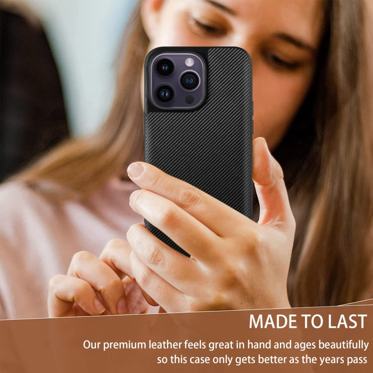 For iPhone 14 Pro Max ViLi TC Series Kevlar Carbon Fiber Texture Phone Case(Black) - iPhone 14 Pro Max Cases by ViLi | Online Shopping UK | buy2fix