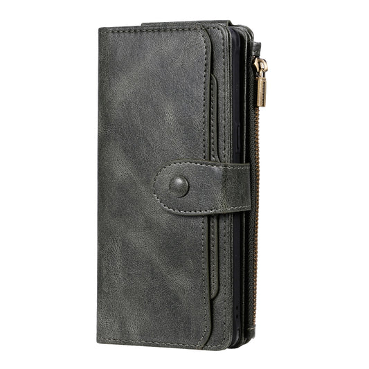 For Galaxy Note 8 Multifunctional Retro Detachable Magnetic Horizontal Flip Leather Case with Card Slots & Holder & Wallet & Photo Frame(Dark Green) - Galaxy Phone Cases by buy2fix | Online Shopping UK | buy2fix