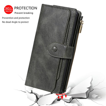 For Galaxy Note 8 Multifunctional Retro Detachable Magnetic Horizontal Flip Leather Case with Card Slots & Holder & Wallet & Photo Frame(Dark Green) - Galaxy Phone Cases by buy2fix | Online Shopping UK | buy2fix