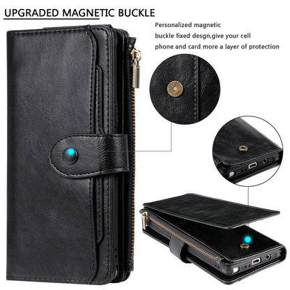 For Galaxy Note 8 Multifunctional Retro Detachable Magnetic Horizontal Flip Leather Case with Card Slots & Holder & Wallet & Photo Frame(Black) - Galaxy Phone Cases by buy2fix | Online Shopping UK | buy2fix
