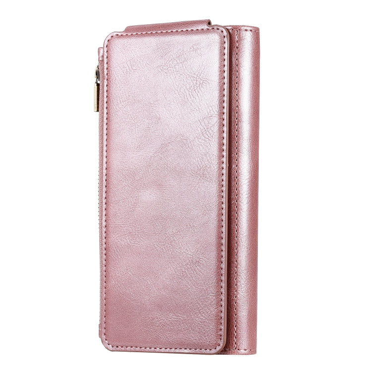 For Galaxy Note 8 Multifunctional Retro Detachable Magnetic Horizontal Flip Leather Case with Card Slots & Holder & Wallet & Photo Frame(Rose Gold) - Galaxy Phone Cases by buy2fix | Online Shopping UK | buy2fix