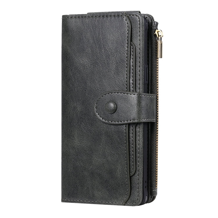 For Galaxy Note 9 Multifunctional Retro Detachable Magnetic Horizontal Flip Leather Case with Card Slots & Holder & Wallet & Photo Frame(Dark Green) - Galaxy Phone Cases by buy2fix | Online Shopping UK | buy2fix