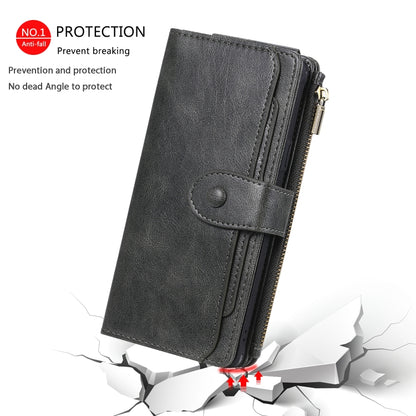 For Galaxy Note 9 Multifunctional Retro Detachable Magnetic Horizontal Flip Leather Case with Card Slots & Holder & Wallet & Photo Frame(Dark Green) - Galaxy Phone Cases by buy2fix | Online Shopping UK | buy2fix