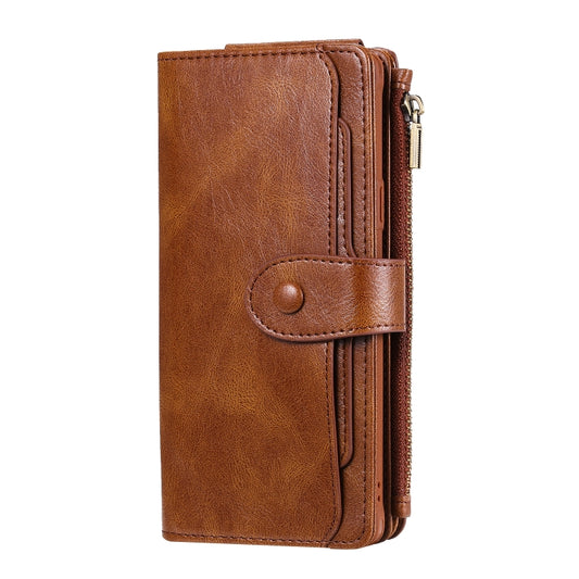 For Galaxy Note 9 Multifunctional Retro Detachable Magnetic Horizontal Flip Leather Case with Card Slots & Holder & Wallet & Photo Frame(Brown) - Galaxy Phone Cases by buy2fix | Online Shopping UK | buy2fix