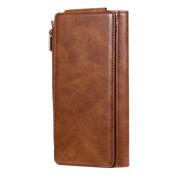 For Galaxy Note 9 Multifunctional Retro Detachable Magnetic Horizontal Flip Leather Case with Card Slots & Holder & Wallet & Photo Frame(Brown) - Galaxy Phone Cases by buy2fix | Online Shopping UK | buy2fix