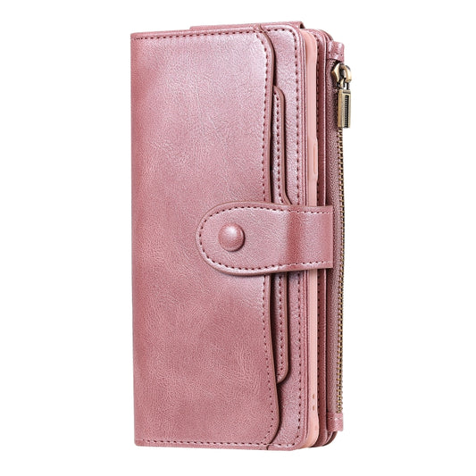 For Galaxy Note 9 Multifunctional Retro Detachable Magnetic Horizontal Flip Leather Case with Card Slots & Holder & Wallet & Photo Frame(Rose Gold) - Galaxy Phone Cases by buy2fix | Online Shopping UK | buy2fix