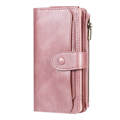 For Galaxy Note 10 Multifunctional Retro Detachable Magnetic Horizontal Flip Leather Case with Card Slots & Holder & Wallet & Photo Frame(Rose Gold) - Galaxy Phone Cases by buy2fix | Online Shopping UK | buy2fix