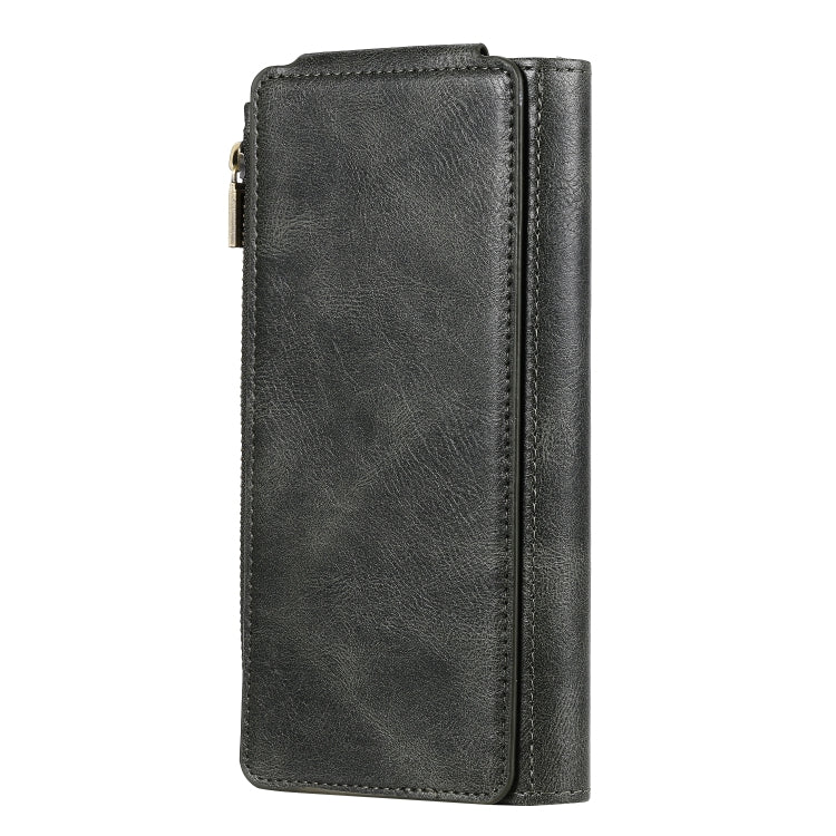 For Galaxy Note 10+ Multifunctional Retro Detachable Magnetic Horizontal Flip Leather Case with Card Slots & Holder & Wallet & Photo Frame(Dark Green) - Galaxy Phone Cases by buy2fix | Online Shopping UK | buy2fix