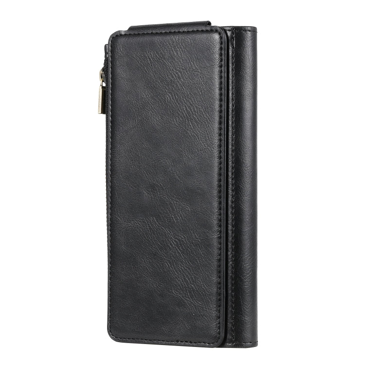 For Galaxy Note 10+ Multifunctional Retro Detachable Magnetic Horizontal Flip Leather Case with Card Slots & Holder & Wallet & Photo Frame(Black) - Galaxy Phone Cases by buy2fix | Online Shopping UK | buy2fix