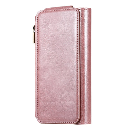 For Galaxy S8 Multifunctional Retro Detachable Magnetic Horizontal Flip Leather Case with Card Slots & Holder & Wallet & Photo Frame(Rose Gold) - Galaxy Phone Cases by buy2fix | Online Shopping UK | buy2fix