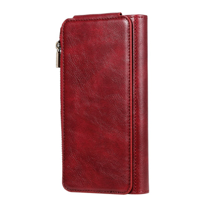 For Galaxy S8+ Multifunctional Retro Detachable Magnetic Horizontal Flip Leather Case with Card Slots & Holder & Wallet & Photo Frame(Red) - Galaxy Phone Cases by buy2fix | Online Shopping UK | buy2fix