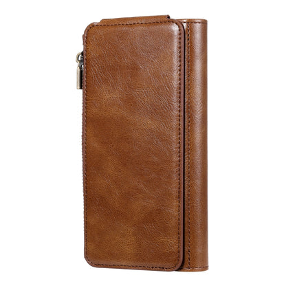 For Galaxy S8+ Multifunctional Retro Detachable Magnetic Horizontal Flip Leather Case with Card Slots & Holder & Wallet & Photo Frame(Brown) - Galaxy Phone Cases by buy2fix | Online Shopping UK | buy2fix