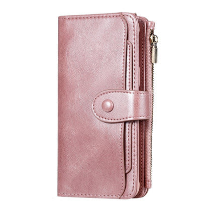 For Galaxy S8+ Multifunctional Retro Detachable Magnetic Horizontal Flip Leather Case with Card Slots & Holder & Wallet & Photo Frame(Rose Gold) - Galaxy Phone Cases by buy2fix | Online Shopping UK | buy2fix