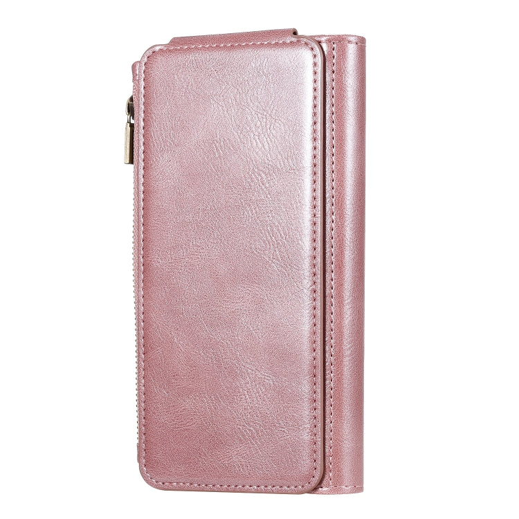 For Galaxy S8+ Multifunctional Retro Detachable Magnetic Horizontal Flip Leather Case with Card Slots & Holder & Wallet & Photo Frame(Rose Gold) - Galaxy Phone Cases by buy2fix | Online Shopping UK | buy2fix