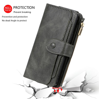 For Galaxy S9 Multifunctional Retro Detachable Magnetic Horizontal Flip Leather Case with Card Slots & Holder & Wallet & Photo Frame(Dark Green) - Galaxy Phone Cases by buy2fix | Online Shopping UK | buy2fix