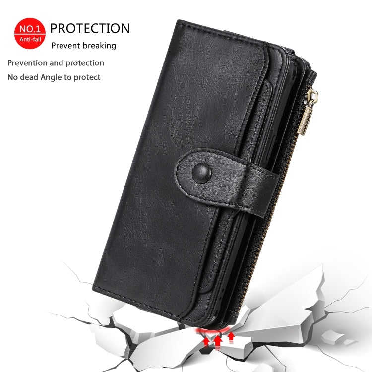 For Galaxy S9 Multifunctional Retro Detachable Magnetic Horizontal Flip Leather Case with Card Slots & Holder & Wallet & Photo Frame(Black) - Galaxy Phone Cases by buy2fix | Online Shopping UK | buy2fix