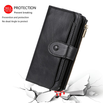 For Galaxy S9 Multifunctional Retro Detachable Magnetic Horizontal Flip Leather Case with Card Slots & Holder & Wallet & Photo Frame(Black) - Galaxy Phone Cases by buy2fix | Online Shopping UK | buy2fix