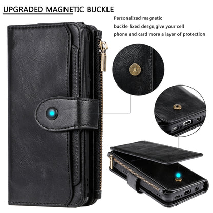 For Galaxy S9 Multifunctional Retro Detachable Magnetic Horizontal Flip Leather Case with Card Slots & Holder & Wallet & Photo Frame(Black) - Galaxy Phone Cases by buy2fix | Online Shopping UK | buy2fix