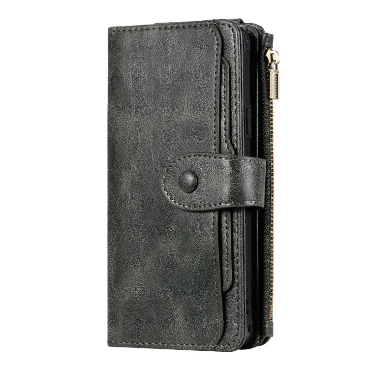 For Galaxy S9+ Multifunctional Retro Detachable Magnetic Horizontal Flip Leather Case with Card Slots & Holder & Wallet & Photo Frame(Dark Green) - Galaxy Phone Cases by buy2fix | Online Shopping UK | buy2fix