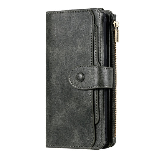 For Galaxy S9+ Multifunctional Retro Detachable Magnetic Horizontal Flip Leather Case with Card Slots & Holder & Wallet & Photo Frame(Dark Green) - Galaxy Phone Cases by buy2fix | Online Shopping UK | buy2fix