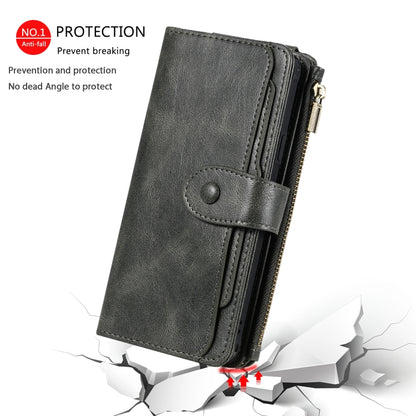 For Galaxy S9+ Multifunctional Retro Detachable Magnetic Horizontal Flip Leather Case with Card Slots & Holder & Wallet & Photo Frame(Dark Green) - Galaxy Phone Cases by buy2fix | Online Shopping UK | buy2fix