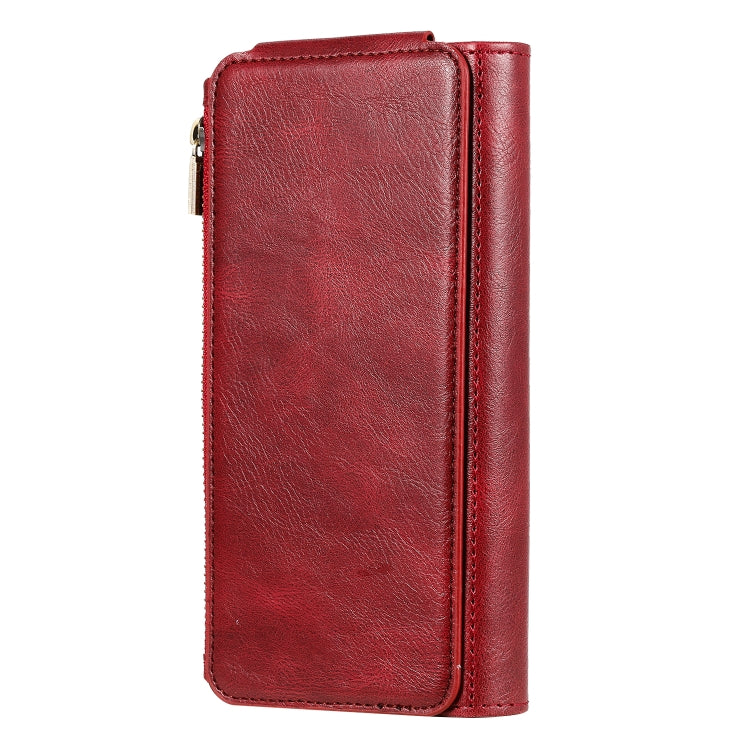 For Galaxy S9+ Multifunctional Retro Detachable Magnetic Horizontal Flip Leather Case with Card Slots & Holder & Wallet & Photo Frame(Red) - Galaxy Phone Cases by buy2fix | Online Shopping UK | buy2fix