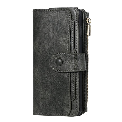 For Galaxy S10 Multifunctional Retro Detachable Magnetic Horizontal Flip Leather Case with Card Slots & Holder & Wallet & Photo Frame(Dark Green) - Galaxy Phone Cases by buy2fix | Online Shopping UK | buy2fix