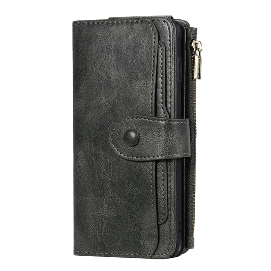 For Galaxy S10 Multifunctional Retro Detachable Magnetic Horizontal Flip Leather Case with Card Slots & Holder & Wallet & Photo Frame(Dark Green) - Galaxy Phone Cases by buy2fix | Online Shopping UK | buy2fix