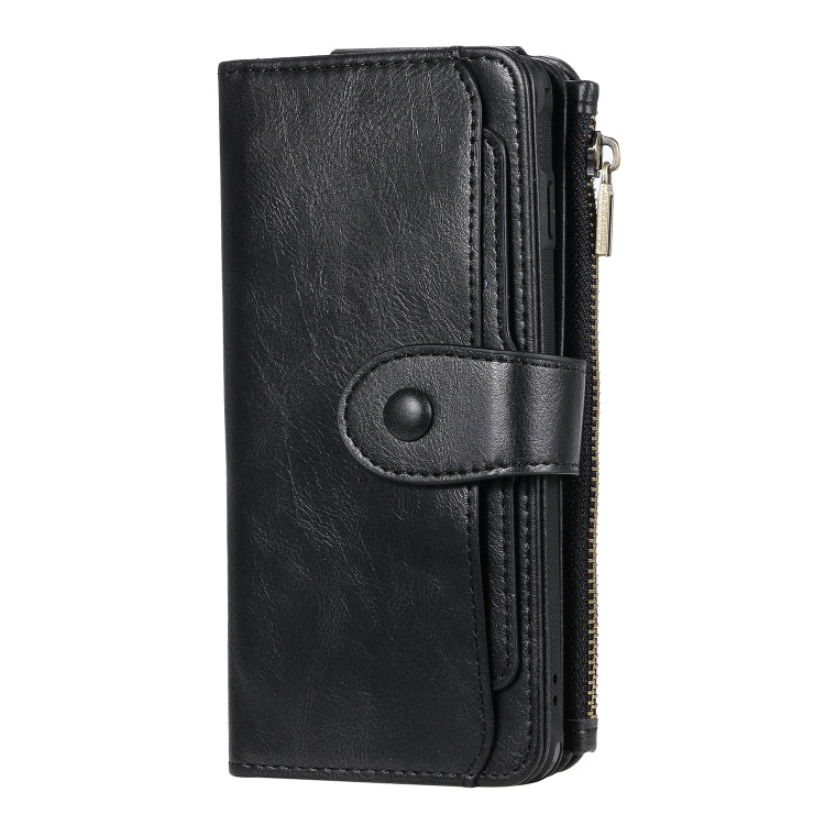 For Galaxy S10 Multifunctional Retro Detachable Magnetic Horizontal Flip Leather Case with Card Slots & Holder & Wallet & Photo Frame(Black) - Galaxy Phone Cases by buy2fix | Online Shopping UK | buy2fix