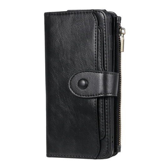 For Galaxy S10 Multifunctional Retro Detachable Magnetic Horizontal Flip Leather Case with Card Slots & Holder & Wallet & Photo Frame(Black) - Galaxy Phone Cases by buy2fix | Online Shopping UK | buy2fix