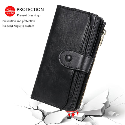 For Galaxy S10 Multifunctional Retro Detachable Magnetic Horizontal Flip Leather Case with Card Slots & Holder & Wallet & Photo Frame(Black) - Galaxy Phone Cases by buy2fix | Online Shopping UK | buy2fix