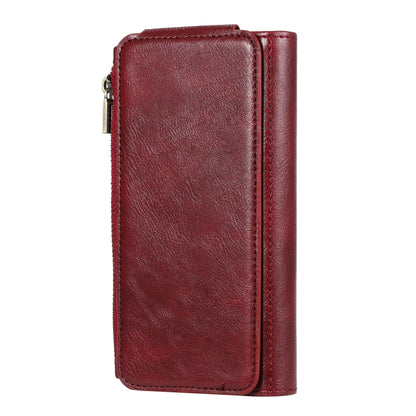 For Galaxy S10 Multifunctional Retro Detachable Magnetic Horizontal Flip Leather Case with Card Slots & Holder & Wallet & Photo Frame(Red) - Galaxy Phone Cases by buy2fix | Online Shopping UK | buy2fix