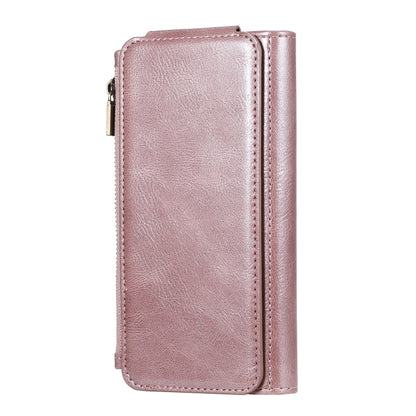 For Galaxy S10 Multifunctional Retro Detachable Magnetic Horizontal Flip Leather Case with Card Slots & Holder & Wallet & Photo Frame(Rose Gold) - Galaxy Phone Cases by buy2fix | Online Shopping UK | buy2fix