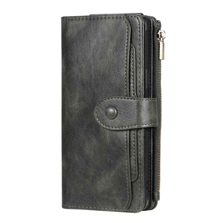 For Galaxy S10 5G Multifunctional Retro Detachable Magnetic Horizontal Flip Leather Case with Card Slots & Holder & Wallet & Photo Frame(Dark Green) - Galaxy Phone Cases by buy2fix | Online Shopping UK | buy2fix