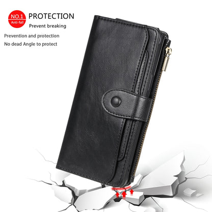 For Galaxy S10 5G Multifunctional Retro Detachable Magnetic Horizontal Flip Leather Case with Card Slots & Holder & Wallet & Photo Frame(Black) - Galaxy Phone Cases by buy2fix | Online Shopping UK | buy2fix