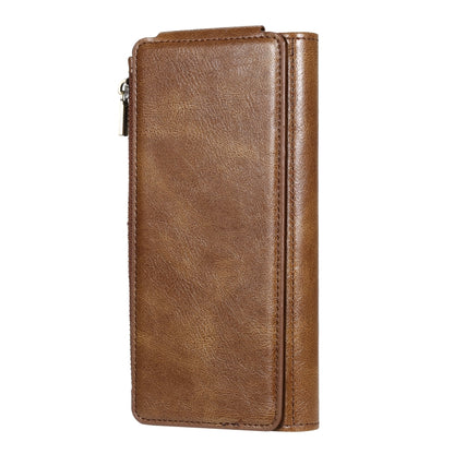 For Galaxy S10 5G Multifunctional Retro Detachable Magnetic Horizontal Flip Leather Case with Card Slots & Holder & Wallet & Photo Frame(Brown) - Galaxy Phone Cases by buy2fix | Online Shopping UK | buy2fix