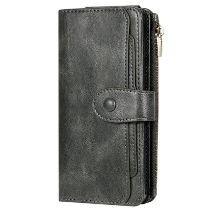 For Galaxy S10+ Multifunctional Retro Detachable Magnetic Horizontal Flip Leather Case with Card Slots & Holder & Wallet & Photo Frame(Dark Green) - Galaxy Phone Cases by buy2fix | Online Shopping UK | buy2fix