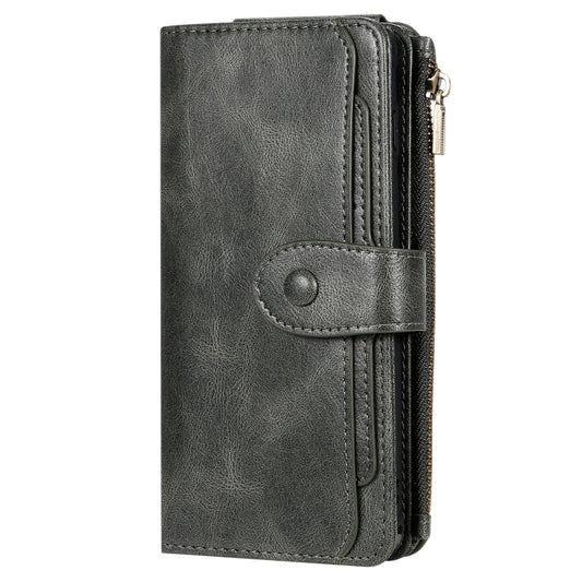 For Galaxy S10+ Multifunctional Retro Detachable Magnetic Horizontal Flip Leather Case with Card Slots & Holder & Wallet & Photo Frame(Dark Green) - Galaxy Phone Cases by buy2fix | Online Shopping UK | buy2fix