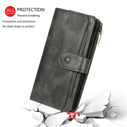 For Galaxy S10+ Multifunctional Retro Detachable Magnetic Horizontal Flip Leather Case with Card Slots & Holder & Wallet & Photo Frame(Dark Green) - Galaxy Phone Cases by buy2fix | Online Shopping UK | buy2fix