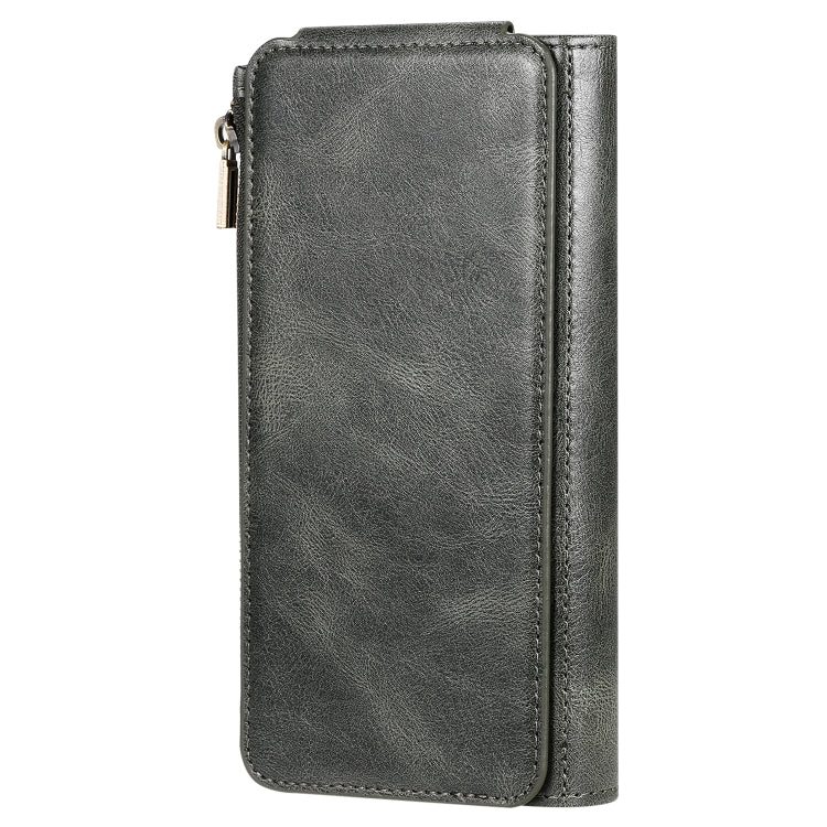 For Galaxy S10+ Multifunctional Retro Detachable Magnetic Horizontal Flip Leather Case with Card Slots & Holder & Wallet & Photo Frame(Dark Green) - Galaxy Phone Cases by buy2fix | Online Shopping UK | buy2fix