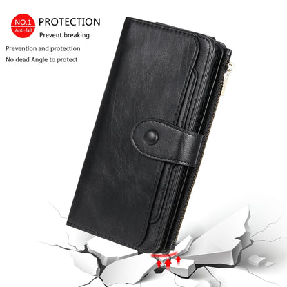 For Galaxy S10+ Multifunctional Retro Detachable Magnetic Horizontal Flip Leather Case with Card Slots & Holder & Wallet & Photo Frame(Black) - Galaxy Phone Cases by buy2fix | Online Shopping UK | buy2fix