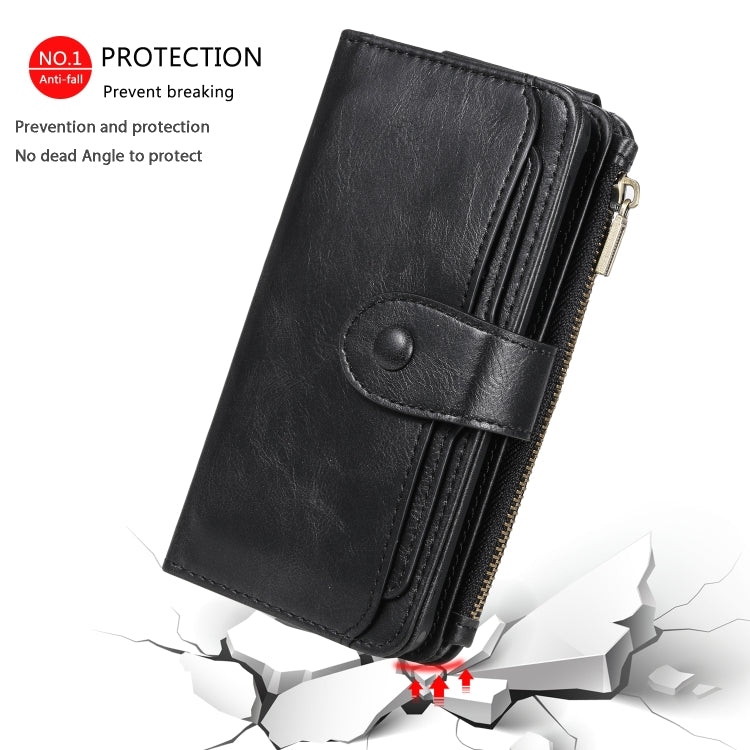 For Galaxy S10e Multifunctional Retro Detachable Magnetic Horizontal Flip Leather Case with Card Slots & Holder & Wallet & Photo Frame(Black) - Galaxy Phone Cases by buy2fix | Online Shopping UK | buy2fix