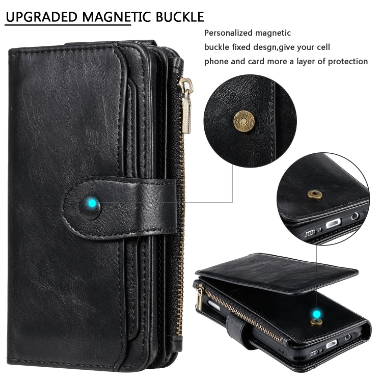 For Galaxy S10e Multifunctional Retro Detachable Magnetic Horizontal Flip Leather Case with Card Slots & Holder & Wallet & Photo Frame(Black) - Galaxy Phone Cases by buy2fix | Online Shopping UK | buy2fix