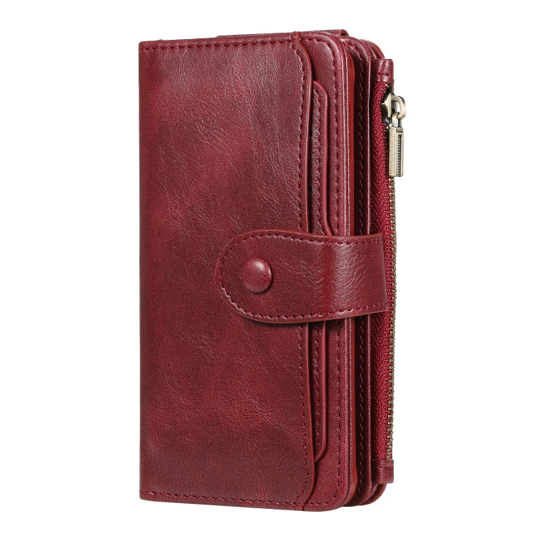 For Galaxy S10e Multifunctional Retro Detachable Magnetic Horizontal Flip Leather Case with Card Slots & Holder & Wallet & Photo Frame(Red) - Galaxy Phone Cases by buy2fix | Online Shopping UK | buy2fix